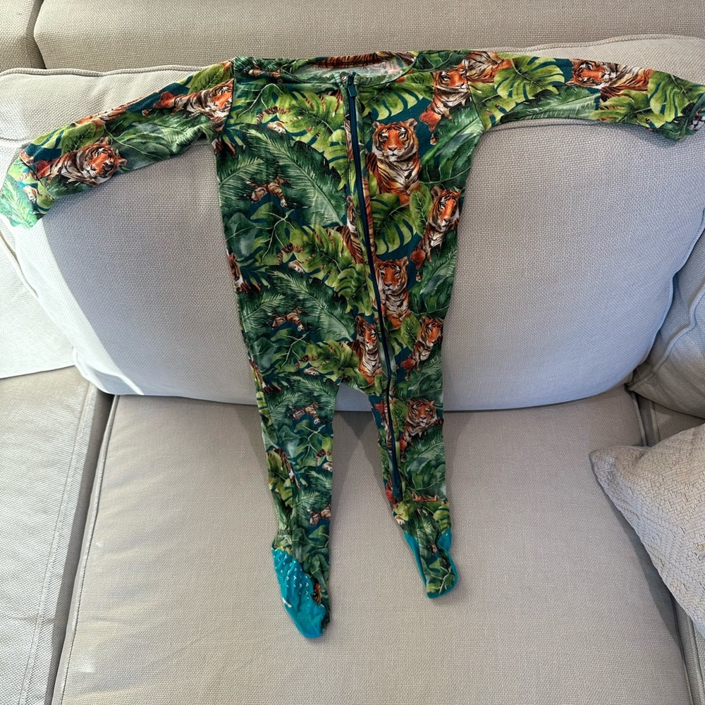 12-18 months posh peanut jungle print sleeper